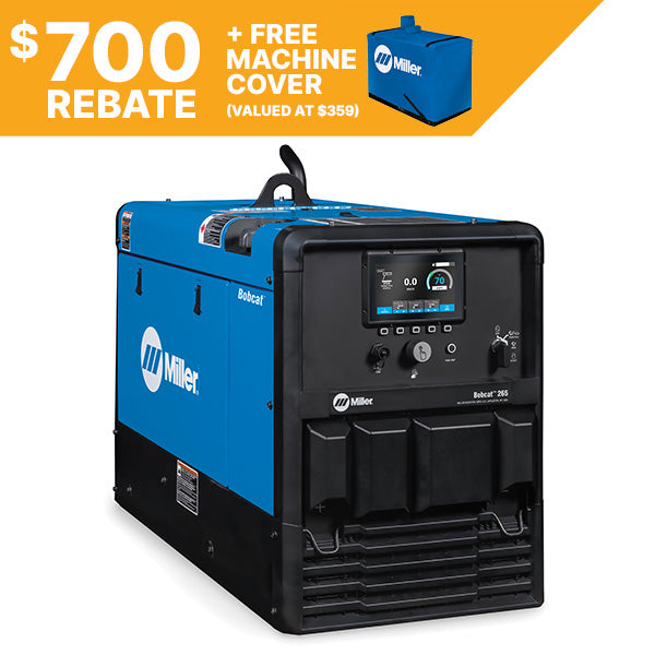 Miller Bobcat™ 265 (Kohler) with Remote Start/Stop – Heavy-Duty Engine-Driven Welder