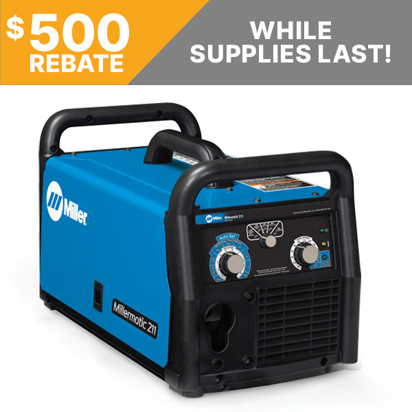 Miller Millermatic 211 MIG Welder - Powerful, Portable, and Packed with Features