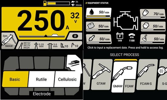 ESAB RUFFIAN EMP 270G Engine Driven Welder, 12 kW, with 150' Welding Cable.