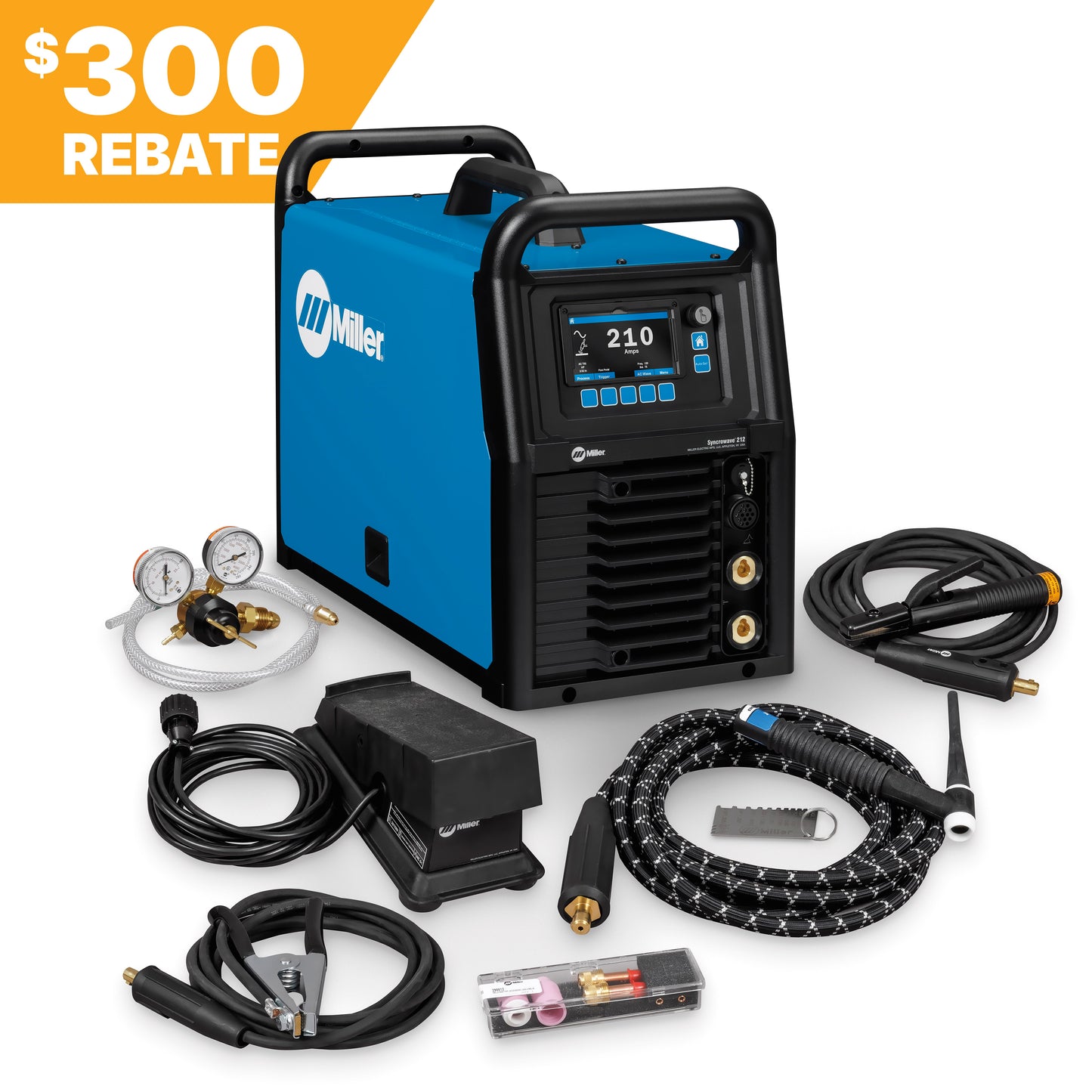 Syncrowave 212 Air-Cooled TIG Welder Package – The Ultimate AC/DC TIG Welder for Light Fabrication and Serious Hobbyists