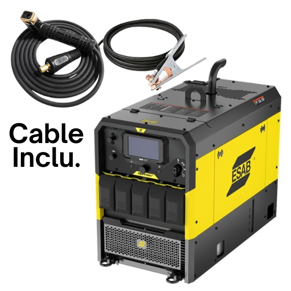 ESAB RUFFIAN EMP 270G Engine Driven Welder, 12 kW, with 150' Welding Cable.