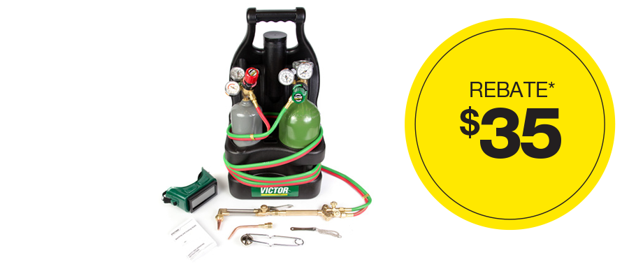 Victor G150 Portable Torch Set (Gas Included)