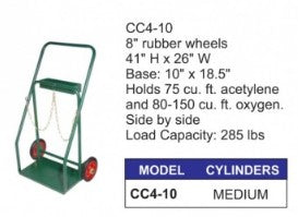 Techniweld Powerweld Cylinder Cart - Medium